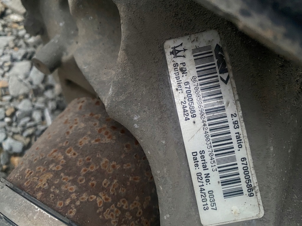 фото №6, Maserati quattroporte ghibli iii 3.0 мост дифференциал