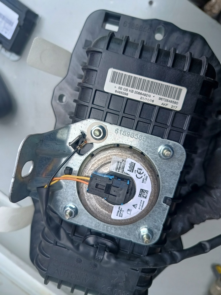 фото №7, Peugeot 2008 i подушка подушка безопасности водителя пассажира ремни безопасности модуль