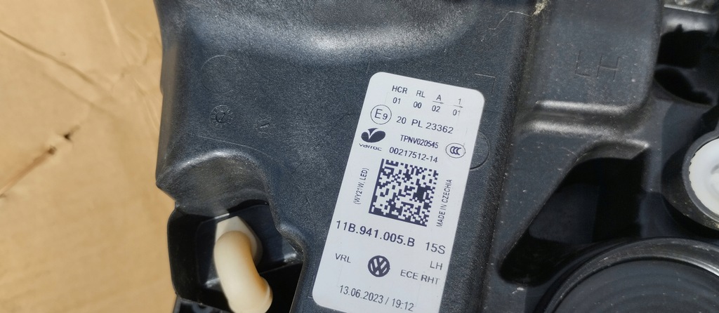 фото №13, Лампа ліва передня лівий перед volkswagen id.4 vw id4 11b941005b