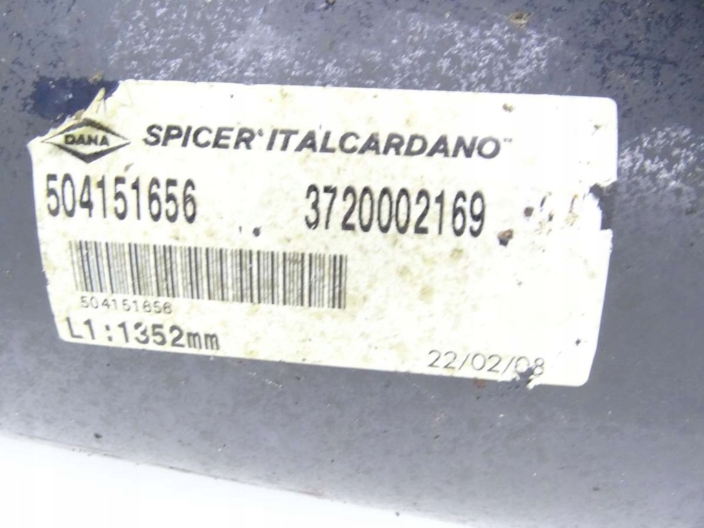 фото №5, Iveco eurocargo 02-15 wał привідний 17,5 197cm