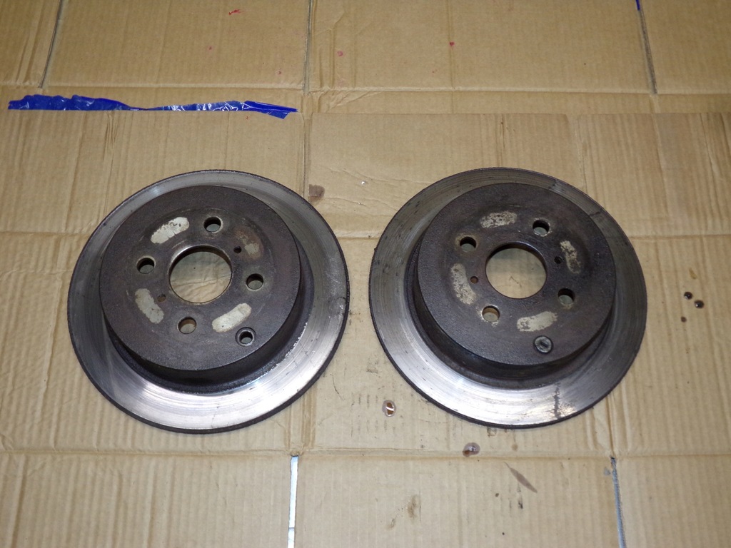 фото №1, Тормозные диски тормозные задняя 265mm corolla verso 01-04r.