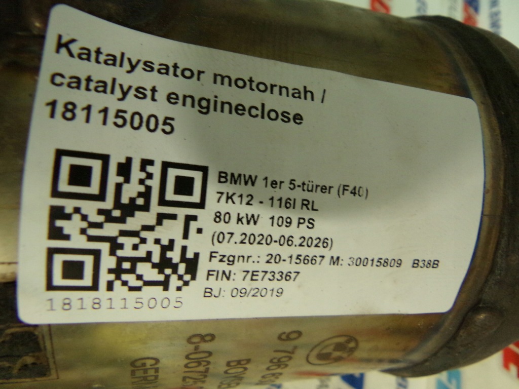 Купить Bmw f40 f44 f45 f46 катализатор 9796630 7560822