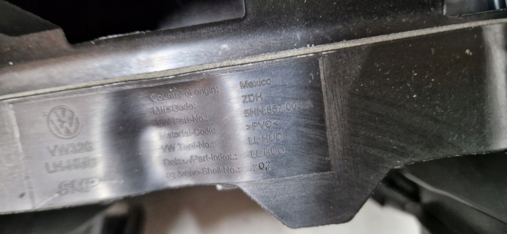 фото №9, Консоль панель приладів приладова vw tiguan allspace head up jak nowa оригінал