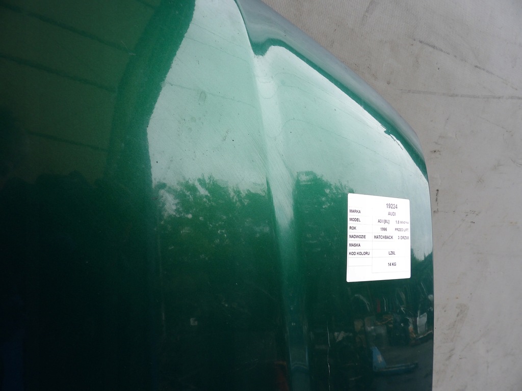 фото №4, Audi a3 i 8l капот lak. lz6l hb 3d