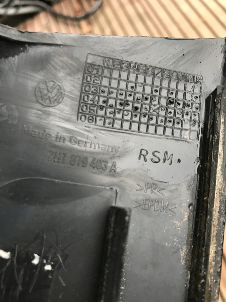 фото №8, Жабо vw transporter t5 7h1819403a europa