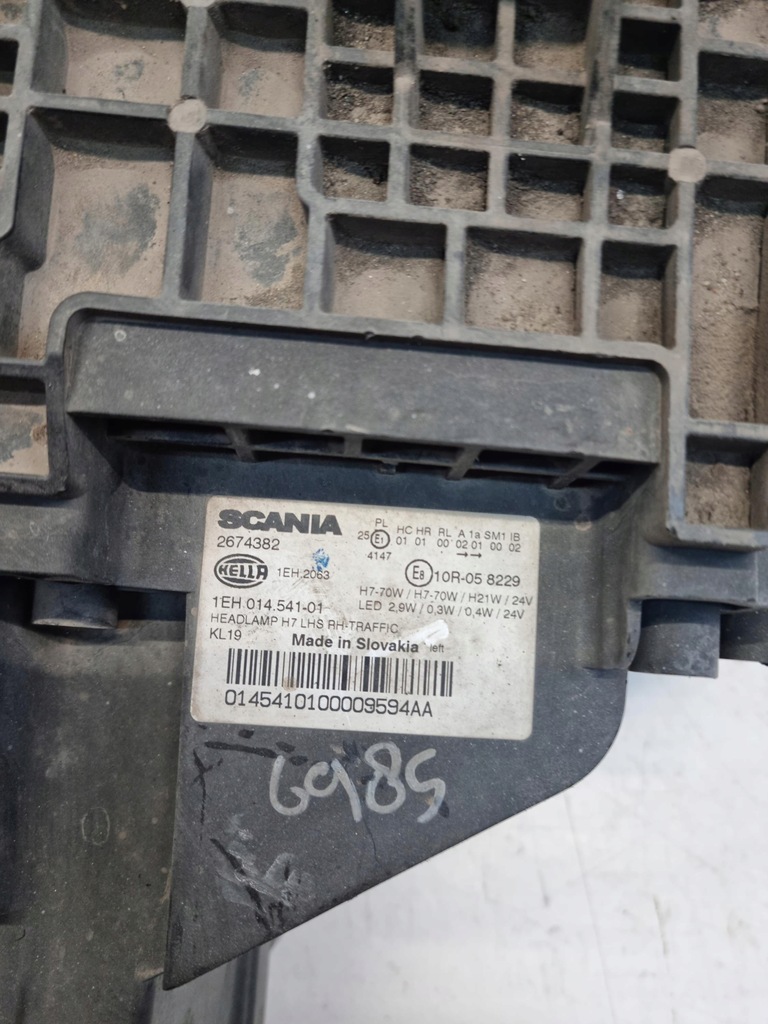 фото №5, Scania r s - лампа передня фара лівий