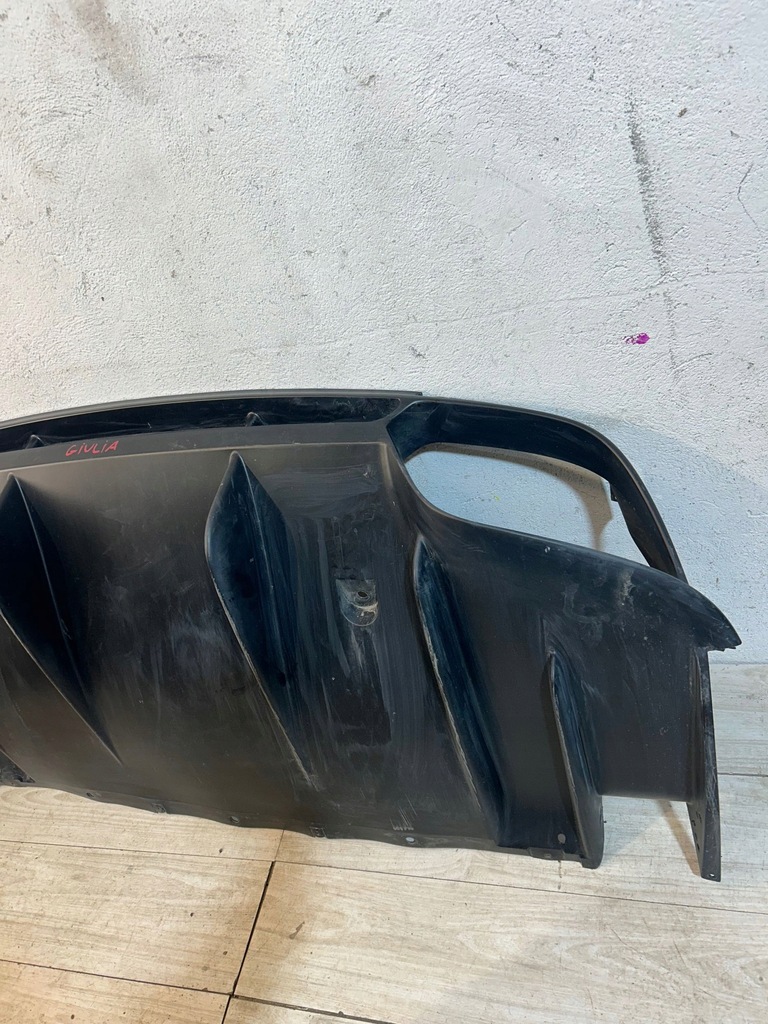 фото №6, Alfa romeo giulia quadrifoglio 2016 - спойлер диффузор бампер задняя 9877