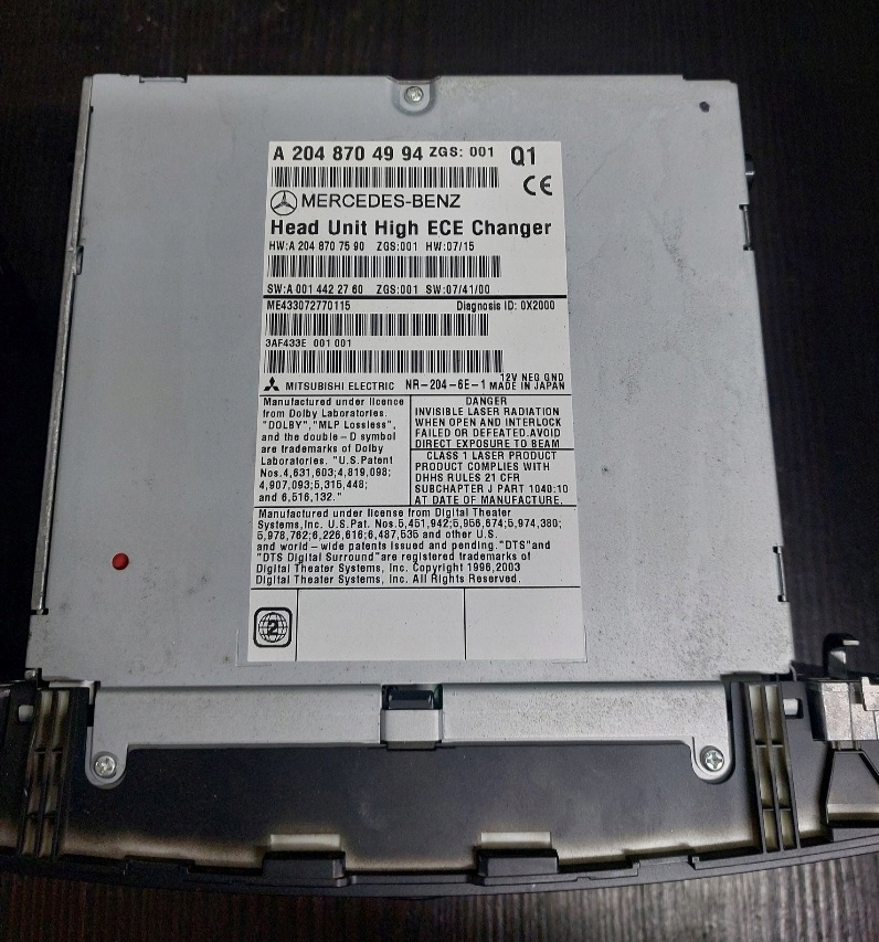 фото №4, Mercedes w204 радіо навігація комплект a2048204697