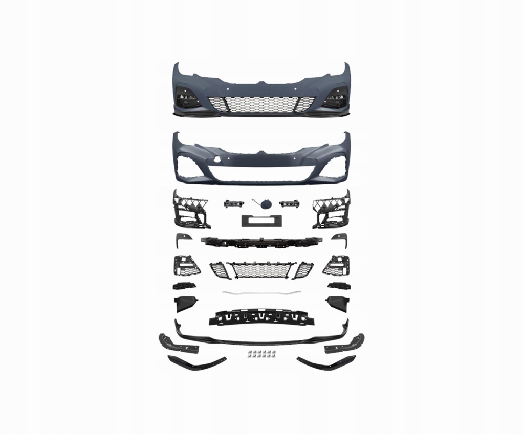 фото №1, Bmw 3 g20 g21 19 - бампер передній перед