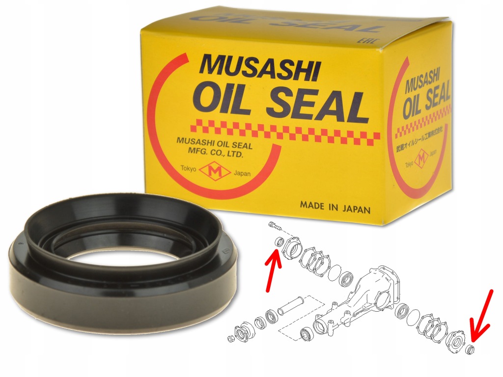 фото №1, Subaru legacy outback 98-03 сальник полуось