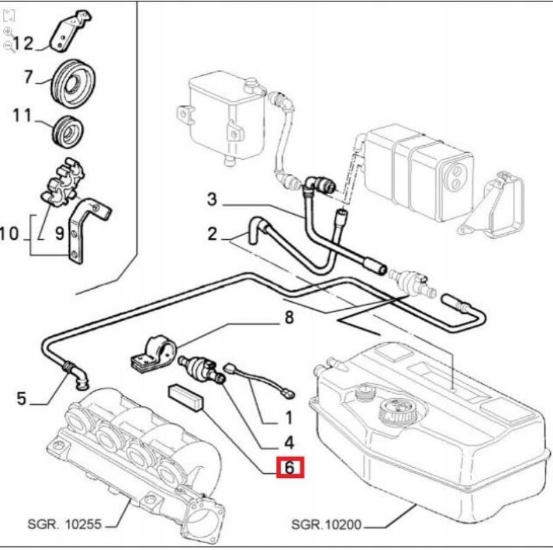 фото №4, Піна абсорбер трубка пального alfa romeo gtv aso