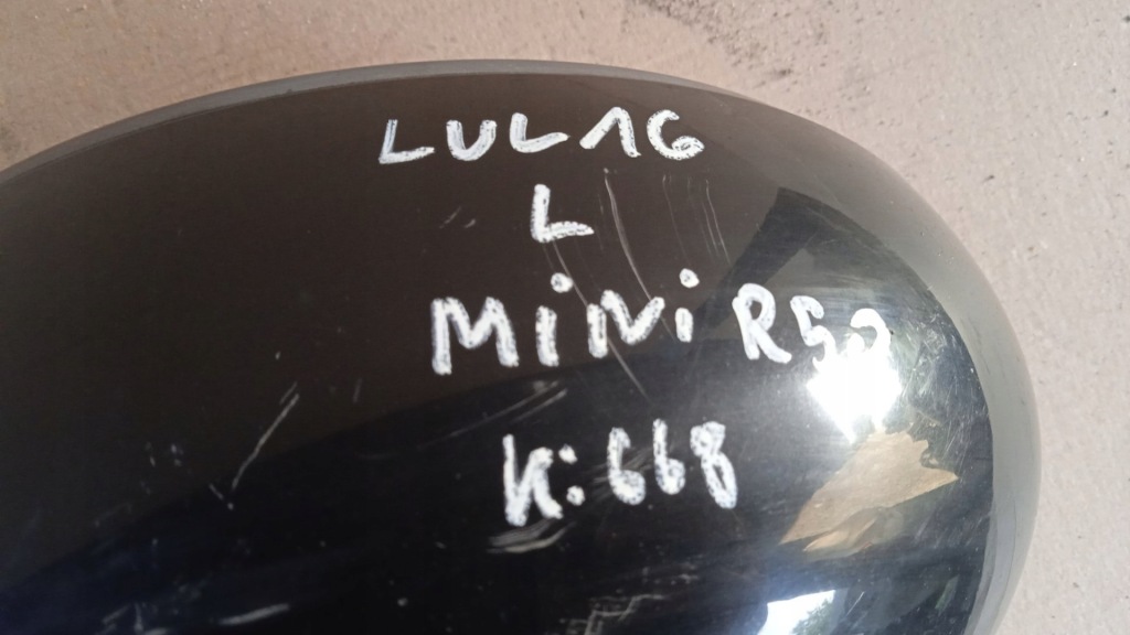 Mini cooper r50 fl зеркало левая 3pin чёрные в Украине