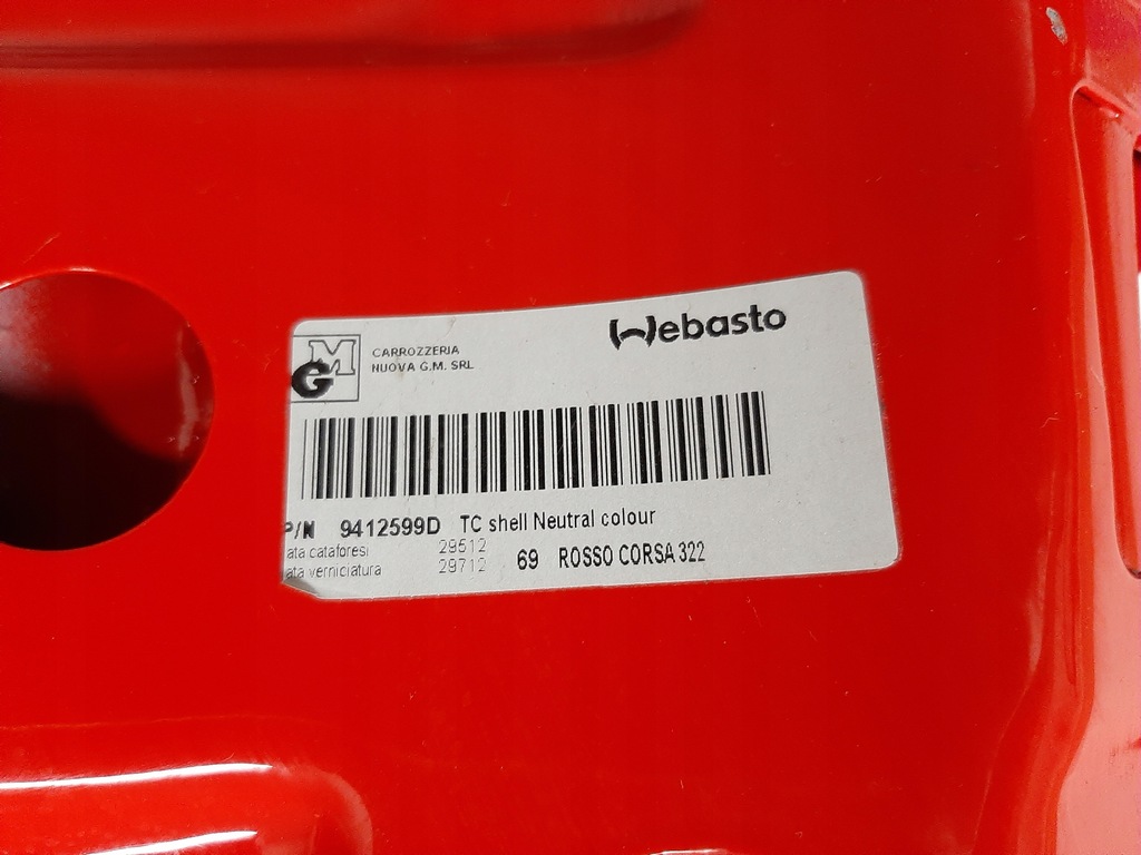 фото №8, Дах накладка ferrari california cabrio corsa 322