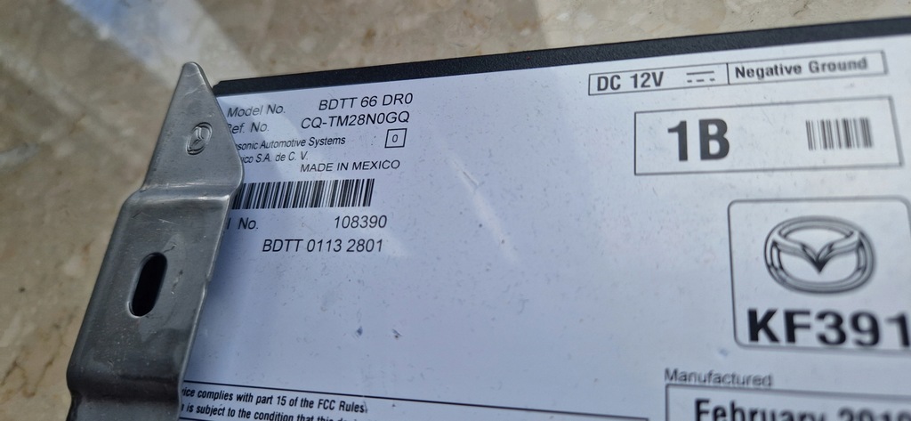 фото №1, Mazda 3 / cx3 bp - модуль радио тюнер радио