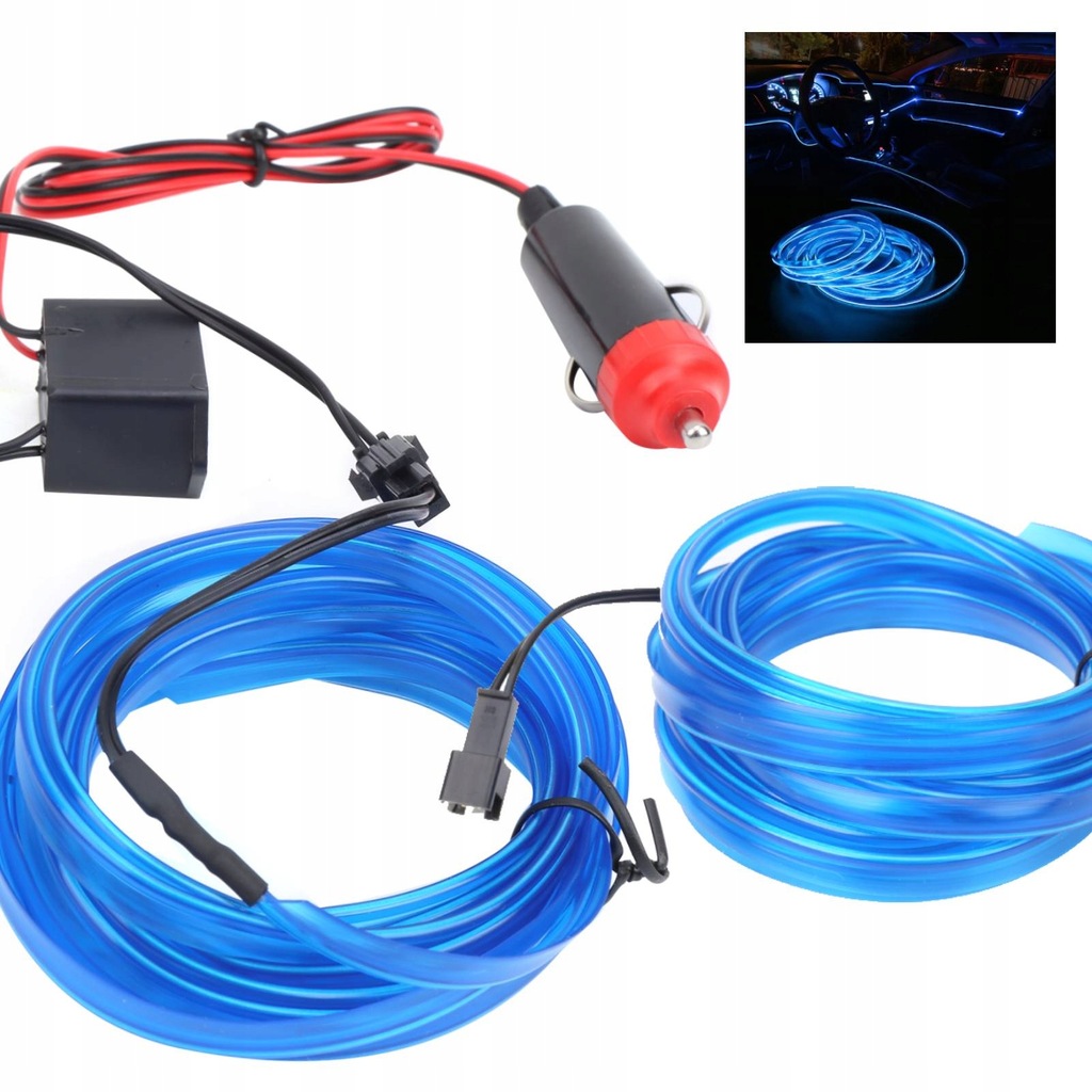 фото №15, 5m/16,4ft авто стрічка led привід прикурювача