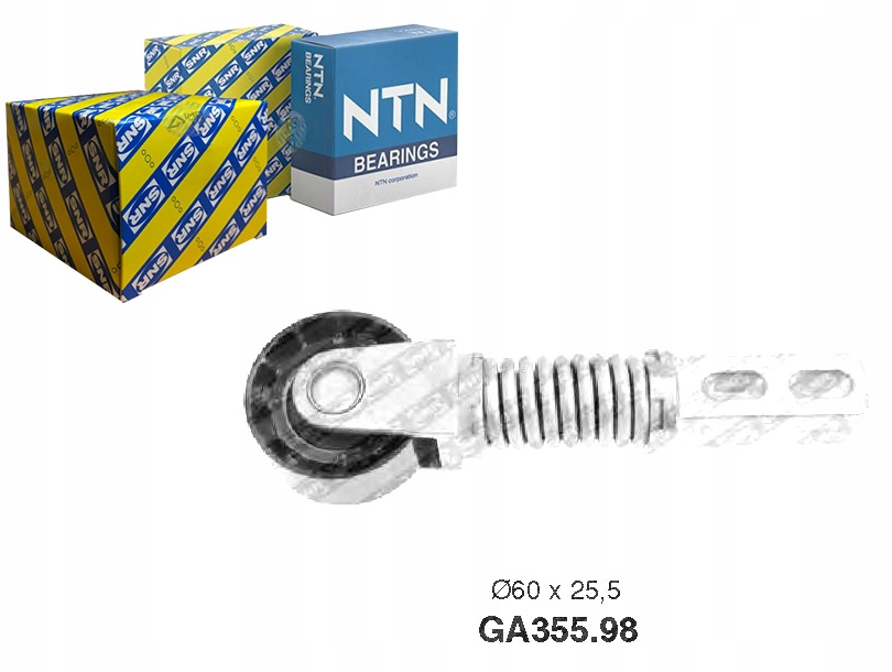 фото №1, Snr ga355.98 ролик натяжителя, ремень клиновой многоручьевой