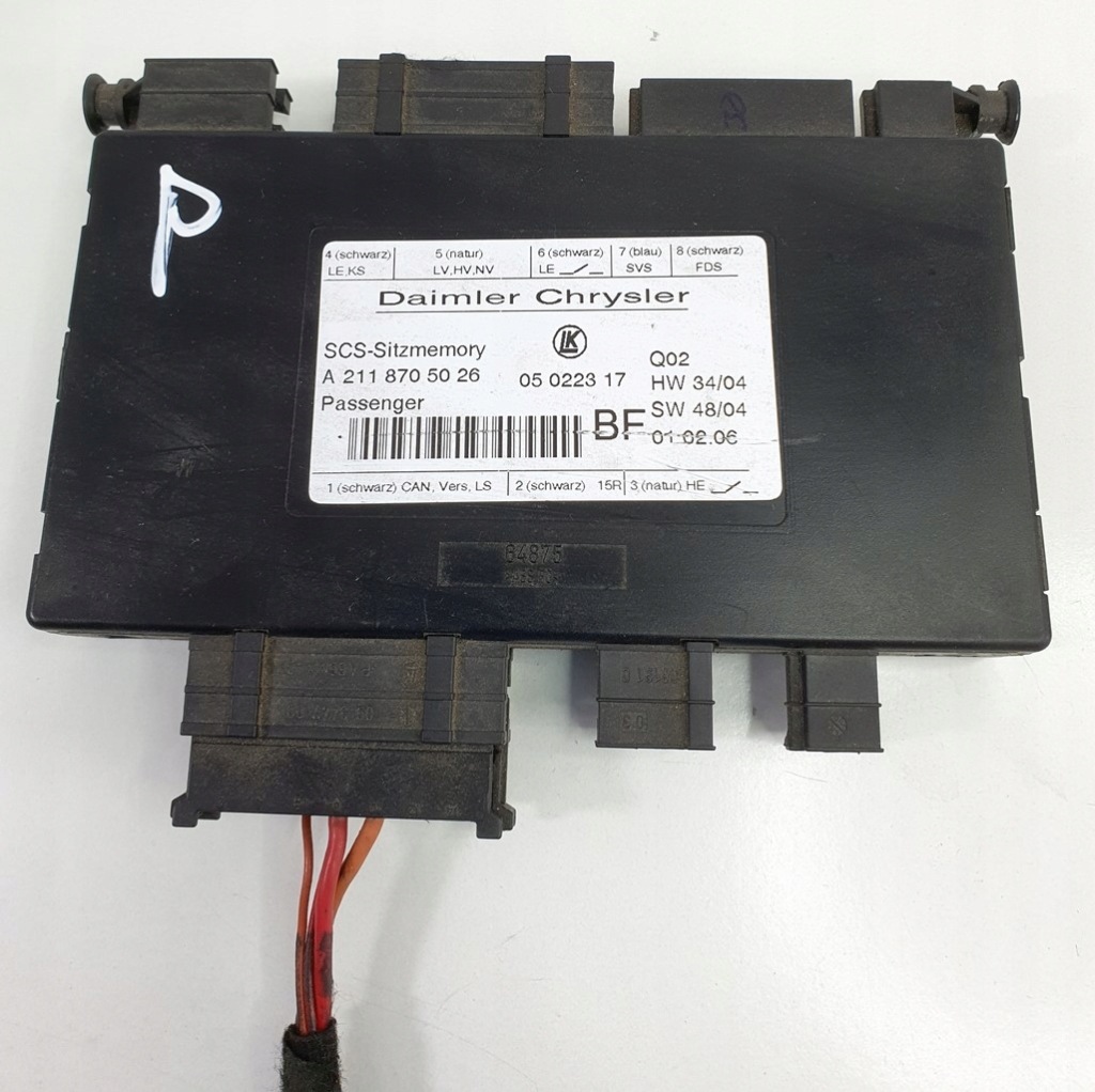 фото №1, Модуль блок управления сиденье mercedes gl x164 a2118705026