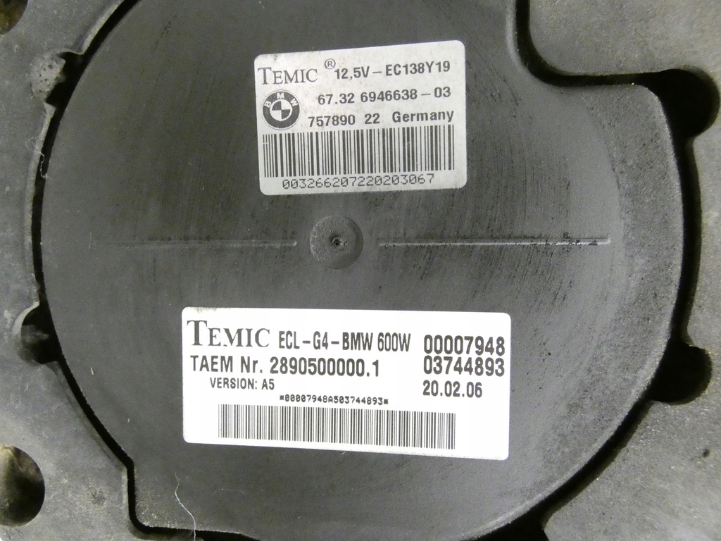 фото №5, Bmw x3 e83 3.0d автоматическая коробка передач вентилятор вентилятор радиатора kpl