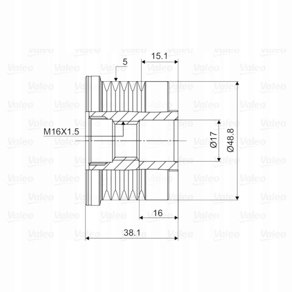 фото №11, Зчеплення генератора do opla, reault, nissana primastar - 7701477507