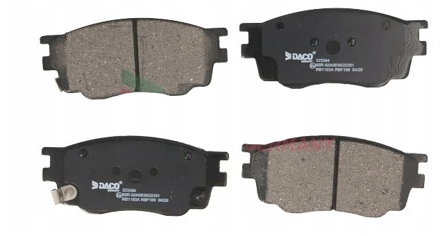 фото №1, Гальмівні колодки гальмівні перед mazda 6 gg gy 2002-2008