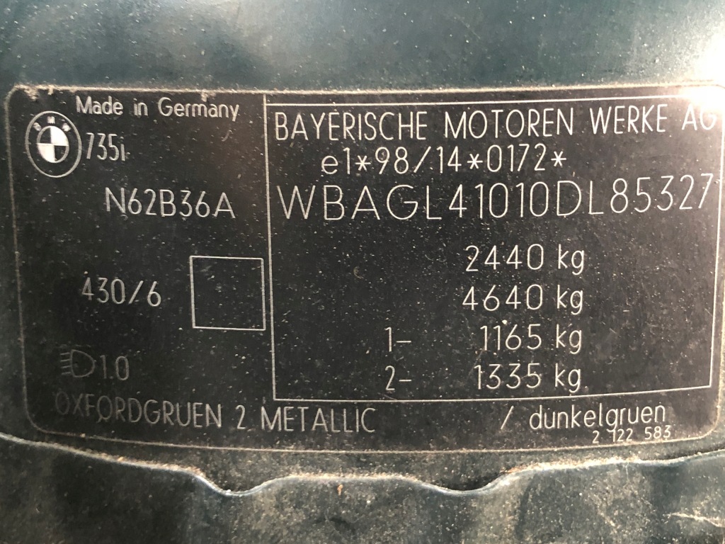 фото №4, Bmw 7 e65 петли дверь правый задняя задние правое