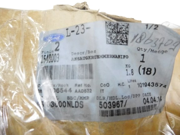 фото №14, Колектор всмоктуючий ford ka ii 1.2 1548003