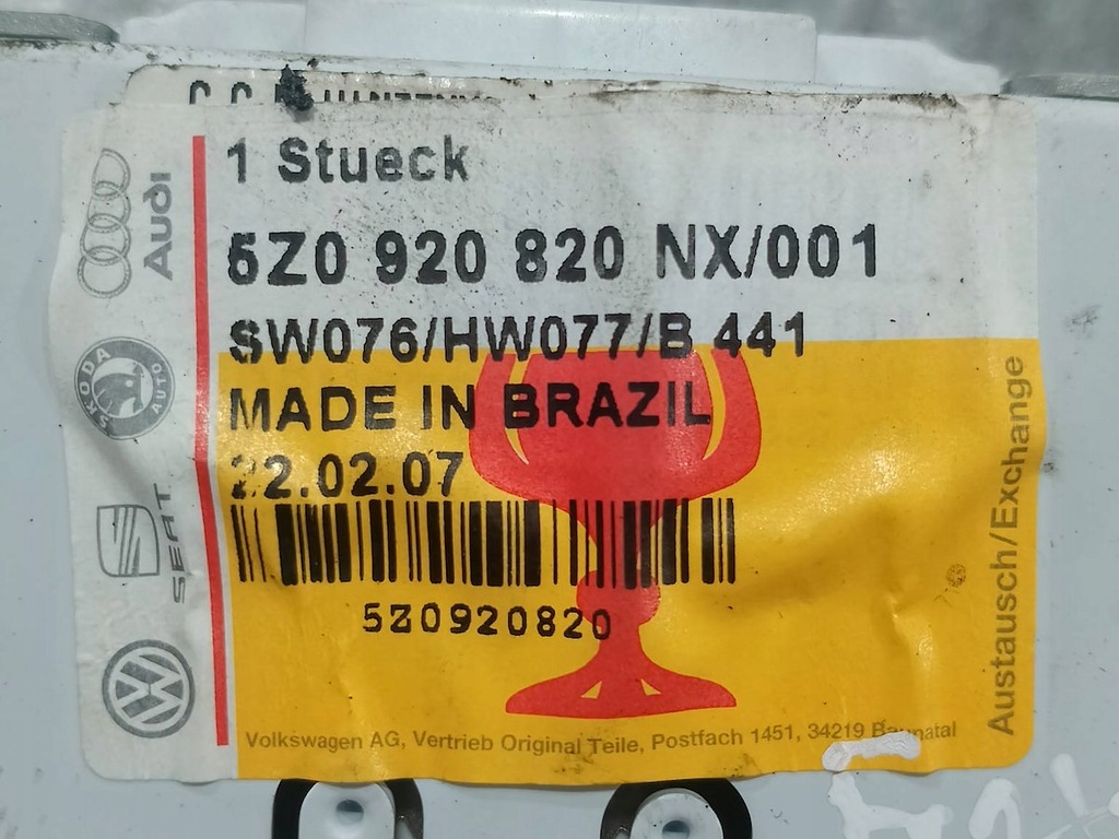 фото №6, Лічильник vw fox 5z0920820nx 1.2