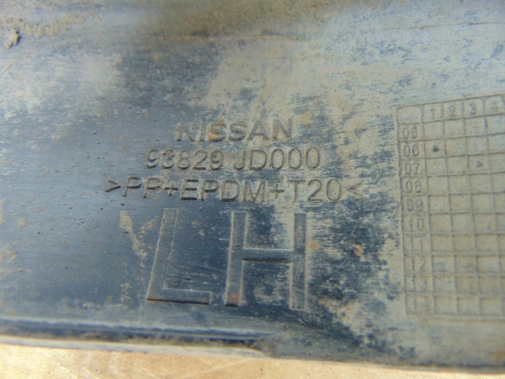 фото №9, Накладка крыла левая задняя nissan qashqai j10