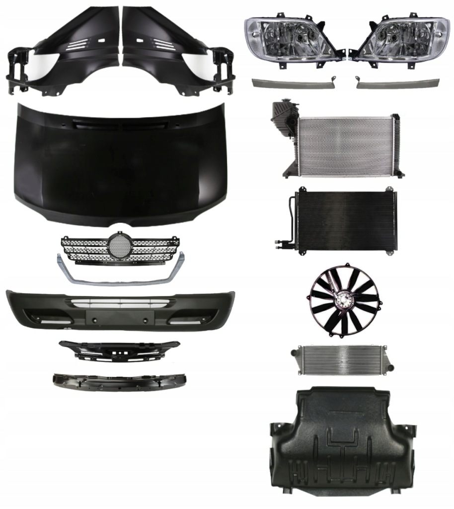 Купить Mercedes benz sprinter 00-02 бампер ремень крыло