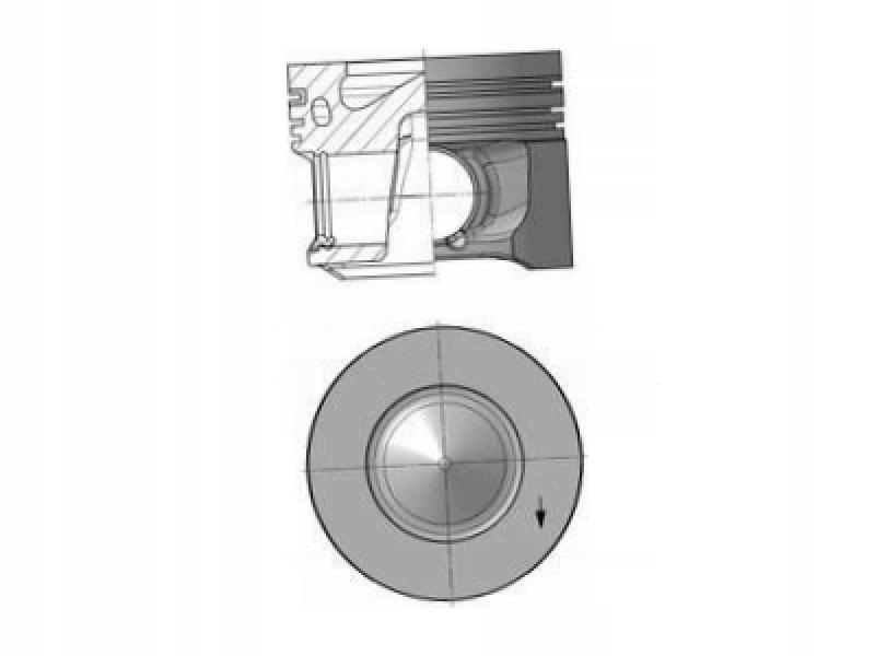 фото №2, Поршень mini countryman r60 2.0 mini r56 2.0 r57 2.0 r58 2.0 r59 2.0
