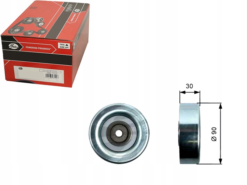 фото №6, Gates ролик направляющая ремень mitsubishi grandis