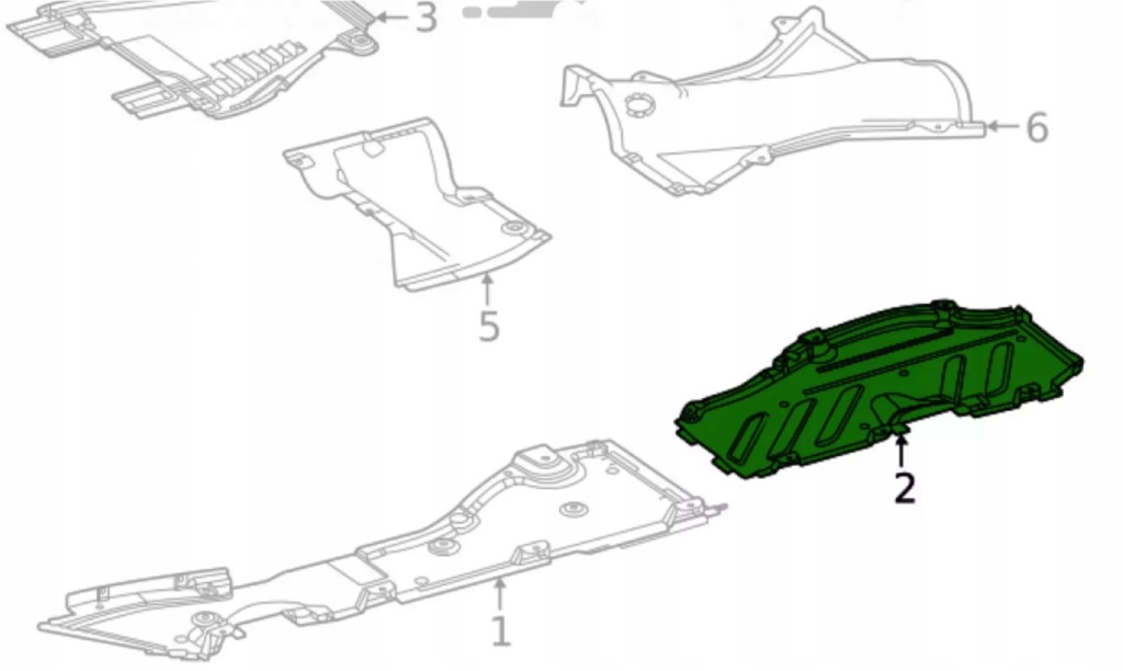 фото №9, Захист підвіска задня перед ліва нижня mercedes gle w167 gls x167 2019+