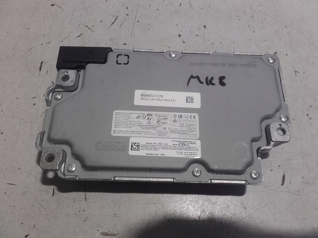 фото №2, Ford fiesta mk8 радио навигация сенсорный