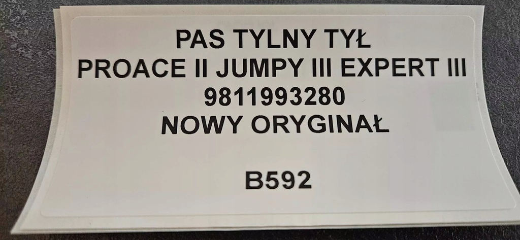 фото №8, Pas задний задняя proace ii jumpy iii expert iii новый