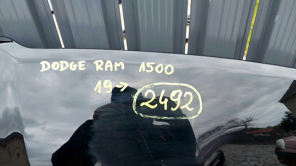 фото №11, Dodge ram 19- капот крышка двигателя перед 2492