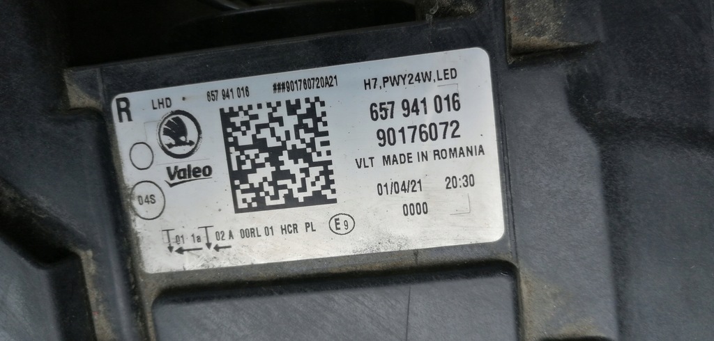 фото №15, 657941016 skoda scala лампа правая full led europa