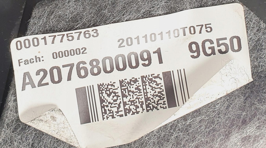 фото №9, Бардачок пассажира mercedes w207 a2076800091 europa