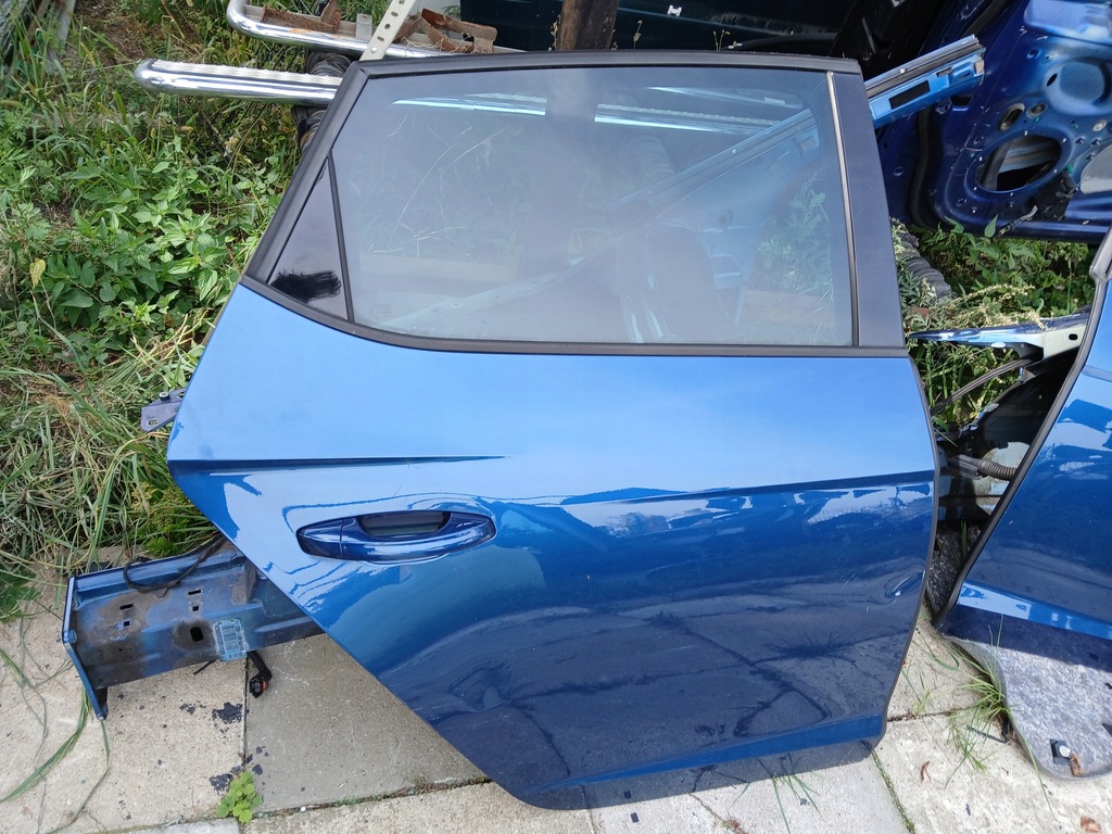 фото №1, Двері правий задня seat leon iii hb lw5p синій