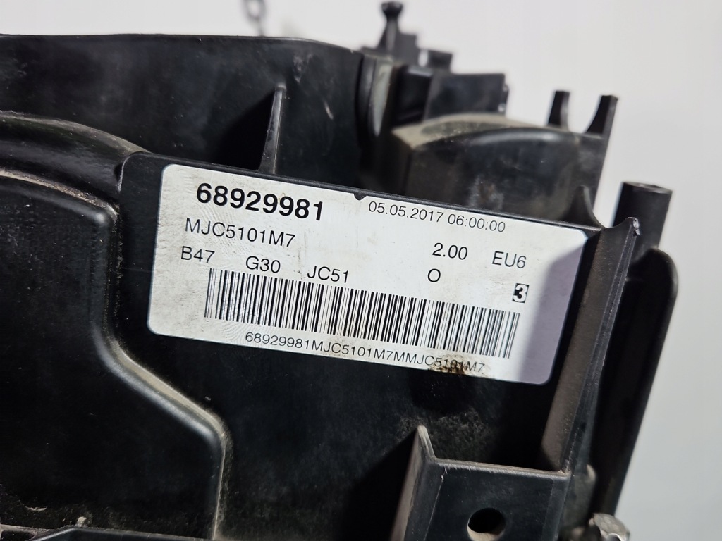 Двигун b47d20a b47 bmw 5 g30 2017- 2.0d 190km odpalany film вимірювання Оригінал