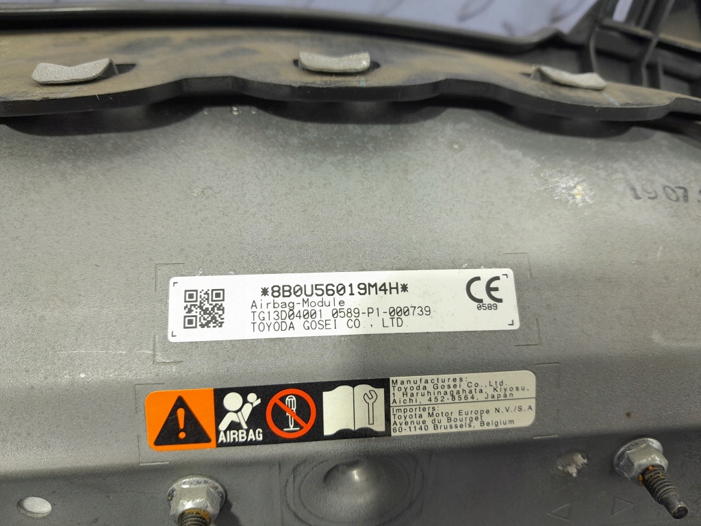 фото №10, Toyota camry viii xv70 17- панель приладів приладова подушки безпеки ремені do відновлення