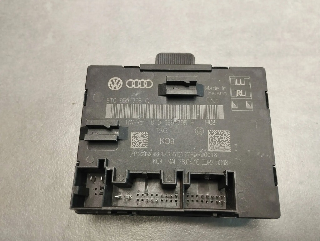 фото №1, Audi a5 8t модуль дверь 8t0959795q