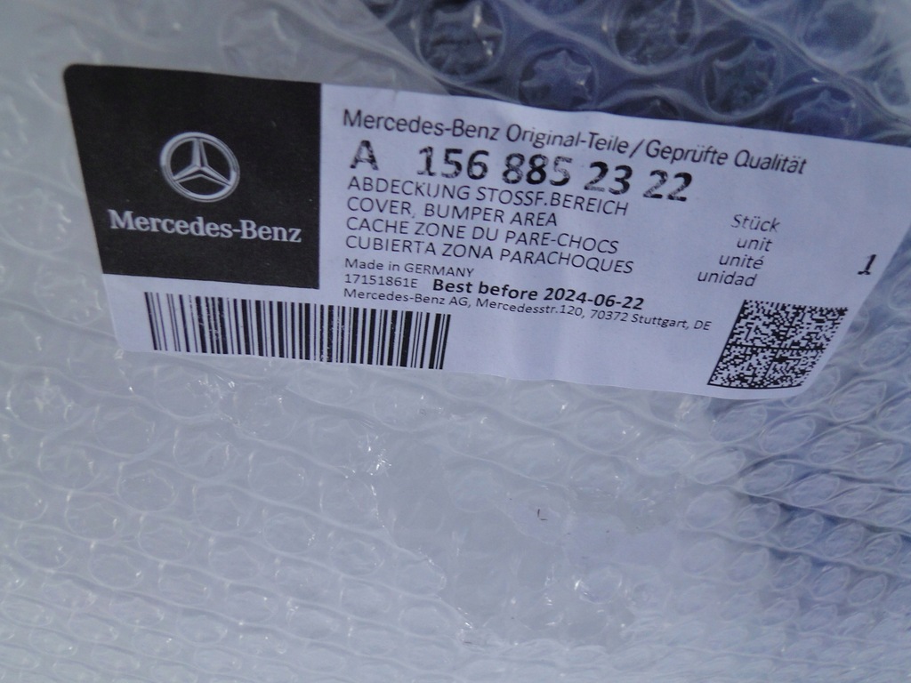 фото №10, Mercedes gla x156 156 молдинг ліва na крила