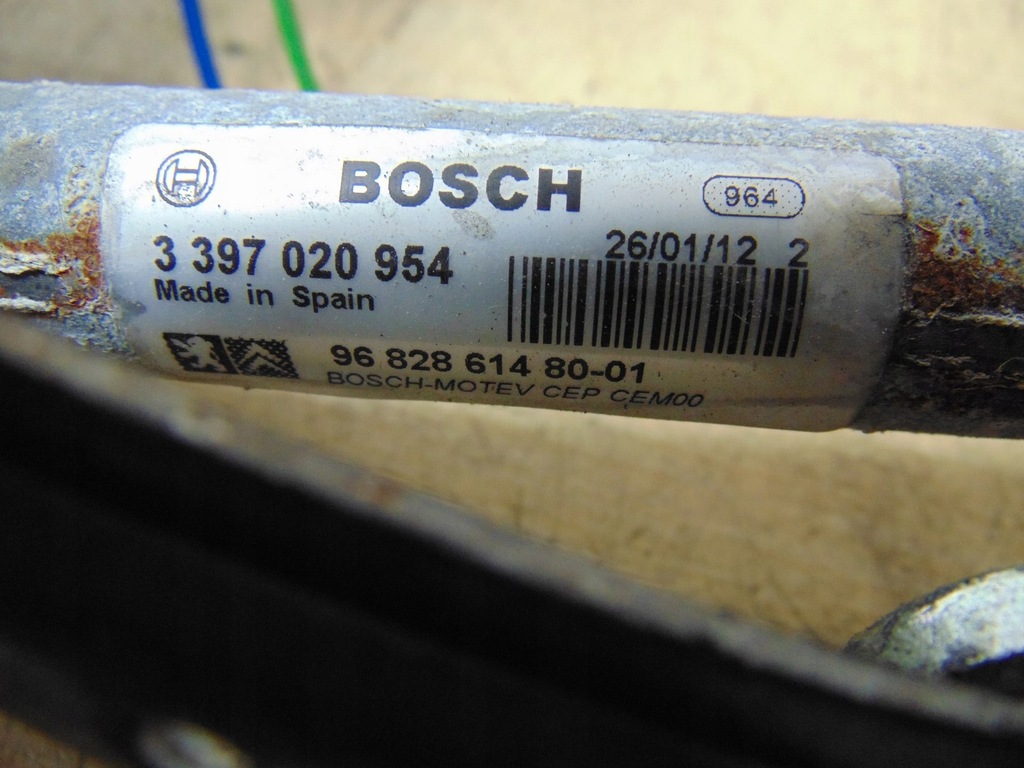 фото №15, Механизм двигатель дворник citroen berlingo iii