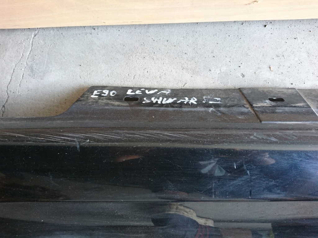 фото №4, Bmw 3 e90 e91 накладка порог левый schwarz ii 668