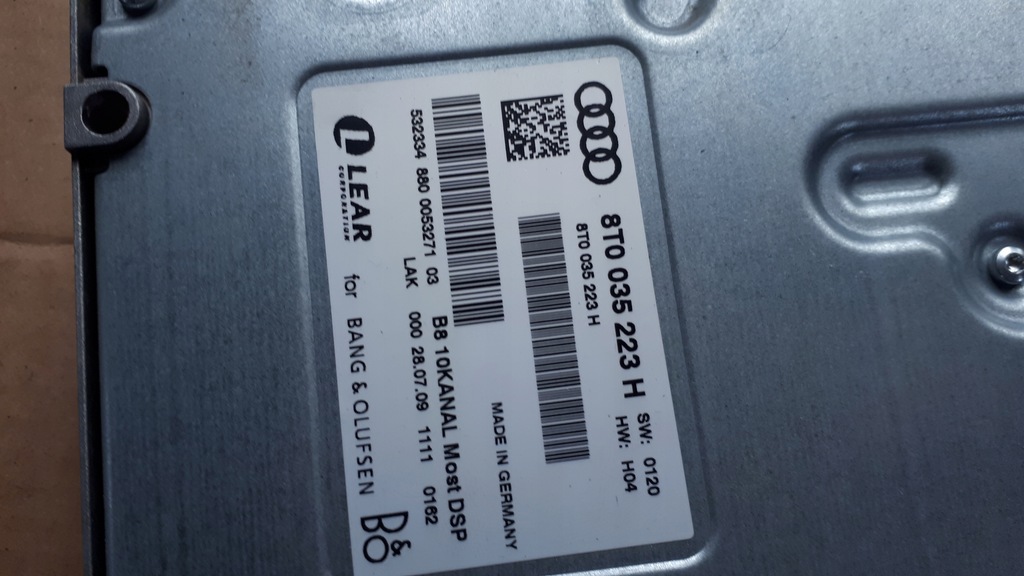 фото №7, Q5 8r підсилювач bang olufsen 8t0035223h a4 b8 a5