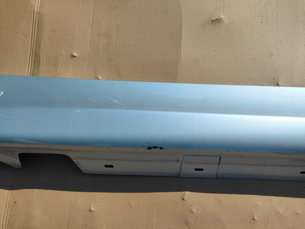 фото №6, Bmw e90 молдинг поріг права titansilber