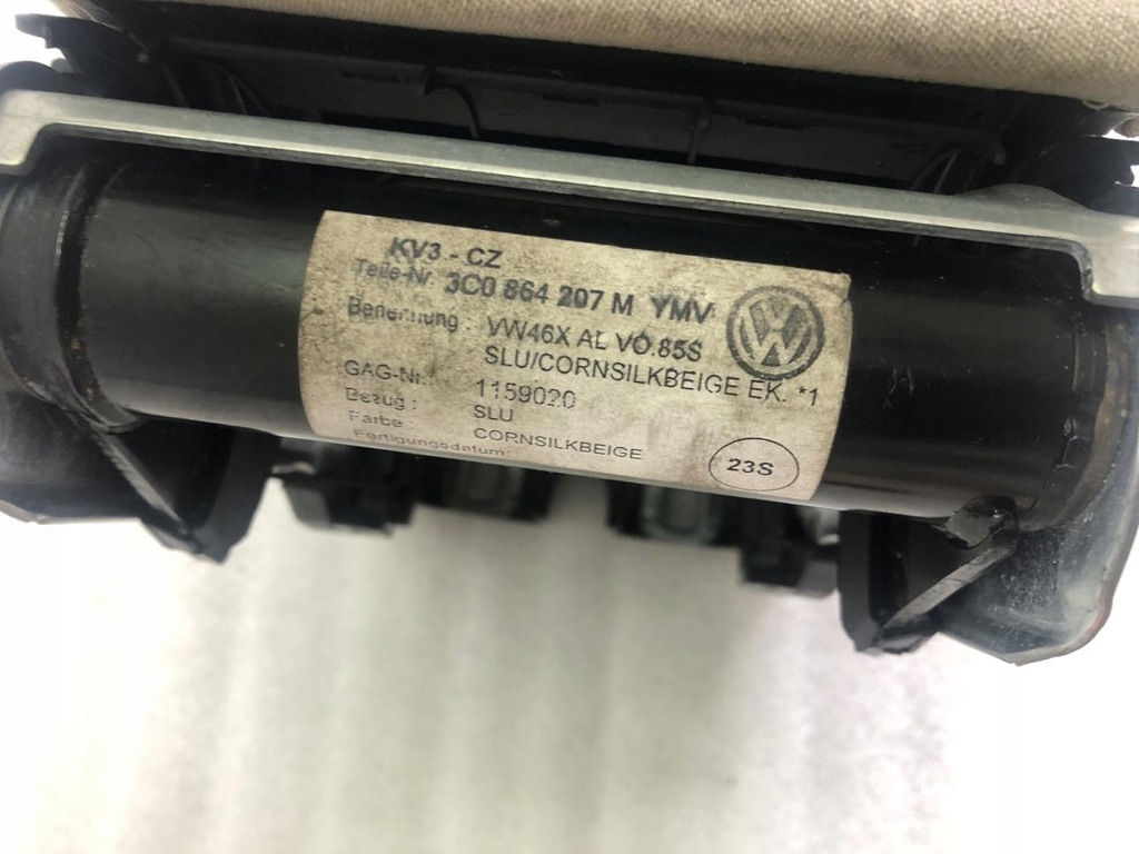 фото №15, Тунель середній підлокітник 3c0864207m vw passat cc