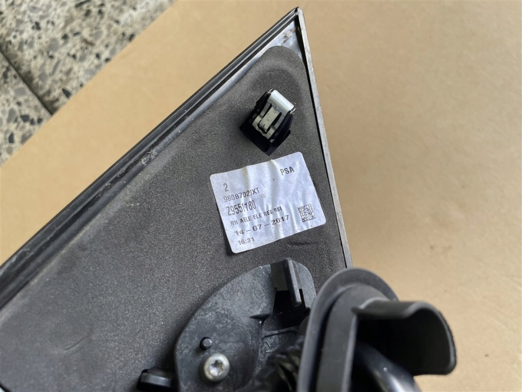 фото №6, Зеркало правый перед правое передние 6x pdc peugeot expert 3 iii 16-23r 17r