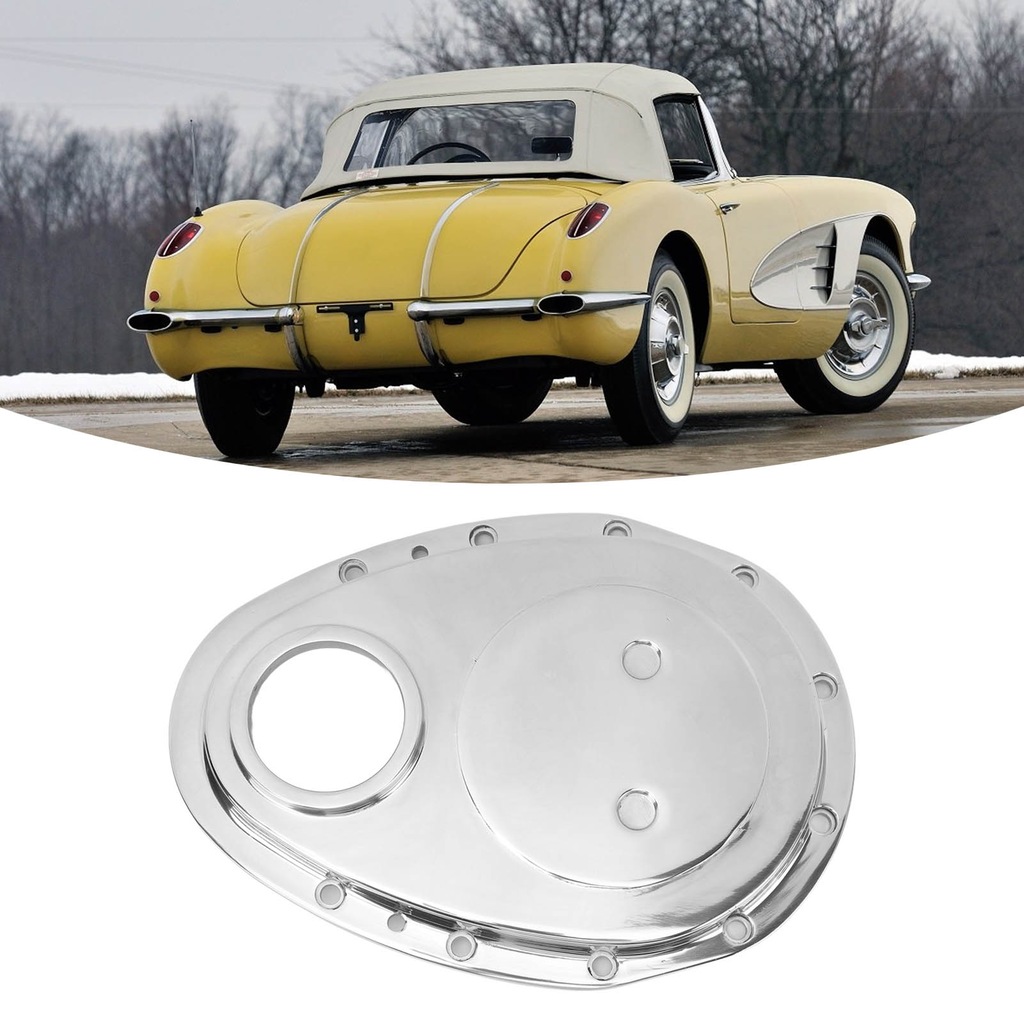 фото №11, Кришка ланцюга розподільного валу сріблястий polerowany прокладка розподільного валу двигуна