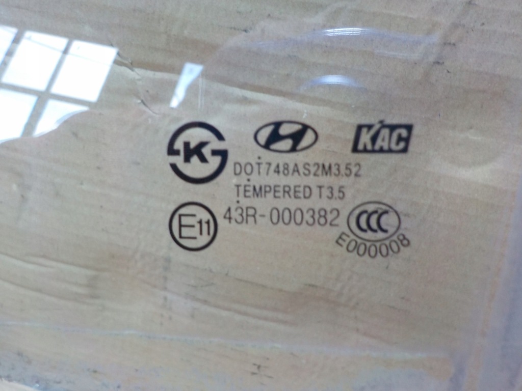 фото №3, Hyunday i40 скло двері лівий задня